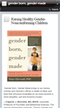 Mobile Screenshot of genderborngendermade.com